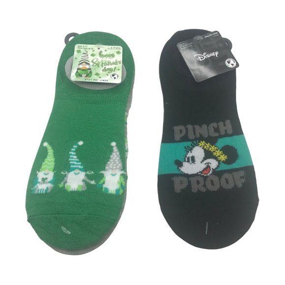 Lot of 4 St Patrick's Day Women's Stay Put Liners Minnie Pinch Proof/St Patricks - Picture 1 of 8